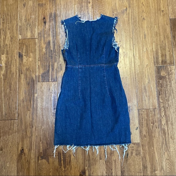 GRLFRND Estelle Deep V Denim Dress - Picture 5 of 5